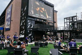 Baltimore Ravens Xfinity FlockYard graphics